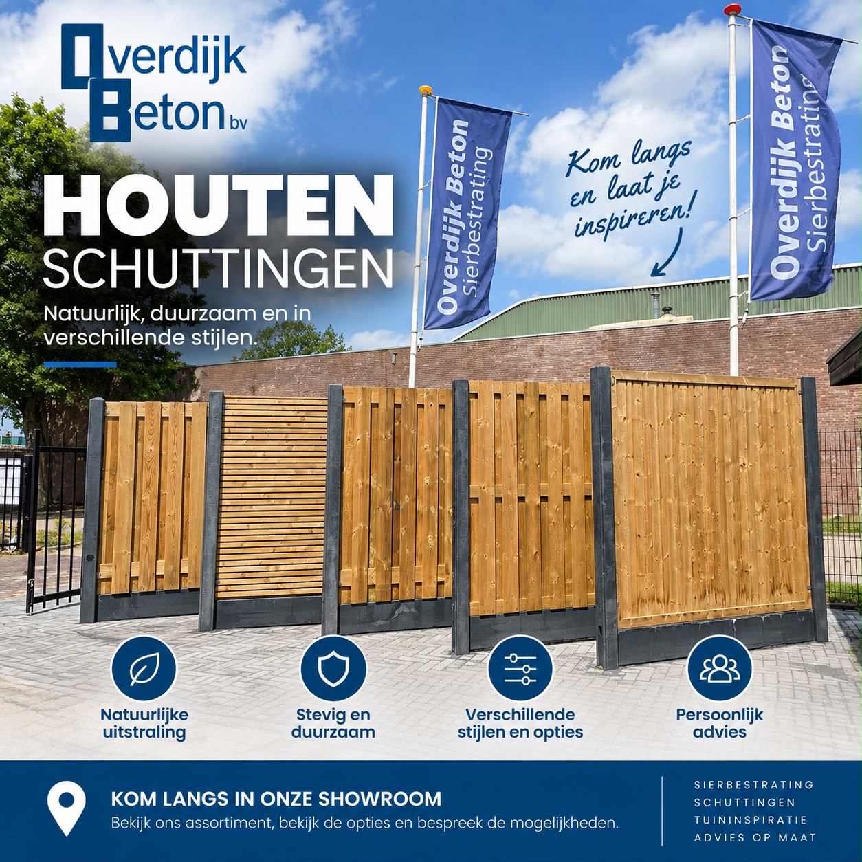 Sfeer impressie van schuttingen